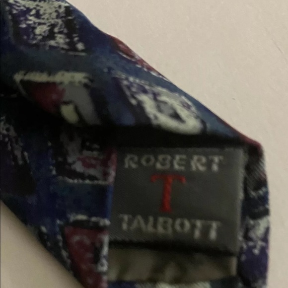 ❤️ 3/$15 ROBERT TALBOTT Studio Carmel Valley Hand Sewn Silk Tie Maroon Teak - Picture 5 of 5